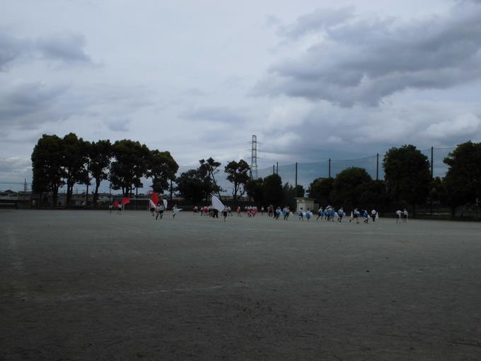 運動会係児童打ち合わせ