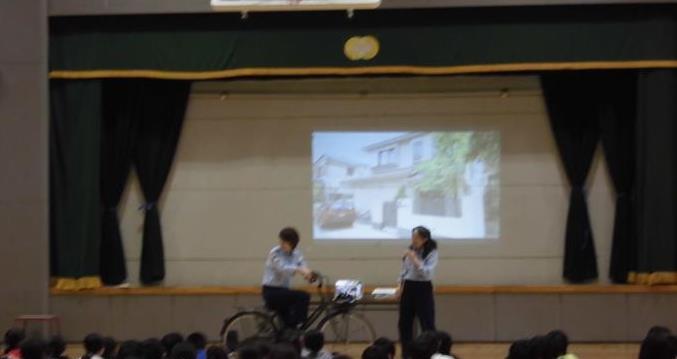 4年交通安全教室（自転車）