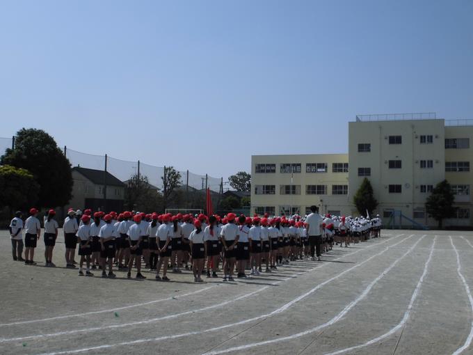 運動会全体練習