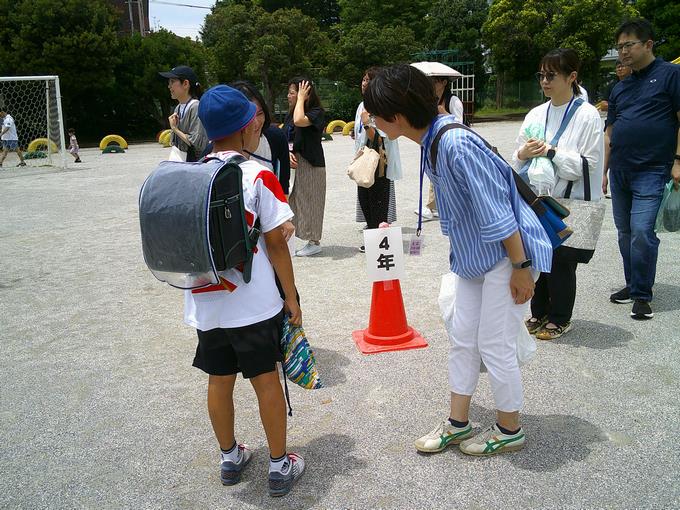 確認しながら引き渡し