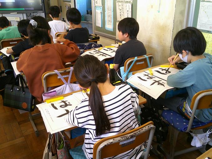 4年生の書写