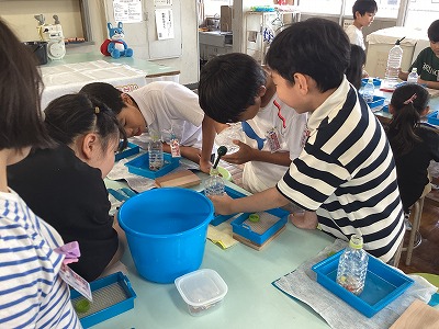 エコはがき作り