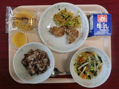 創立記念日　お祝い給食