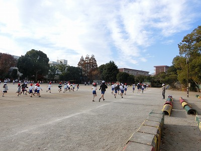 ５分間走の様子