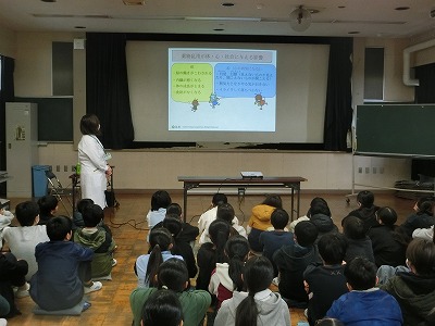 体、心、社会に影響することを学びました