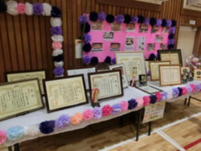 今年度の表彰（一部）