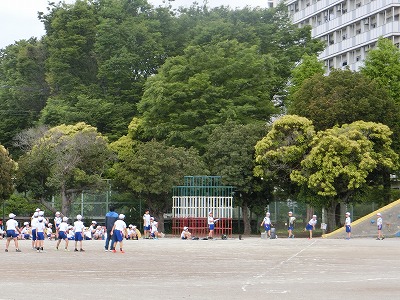ソフトボール投げ