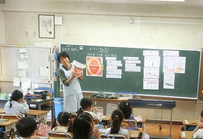 保健の先生による説明