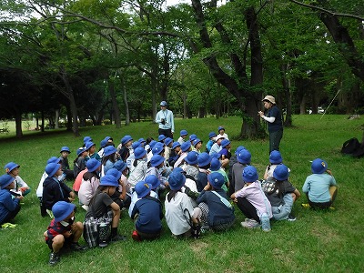 行田公園でネイチャーゲーム