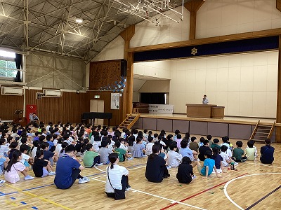 夏休みの生活について