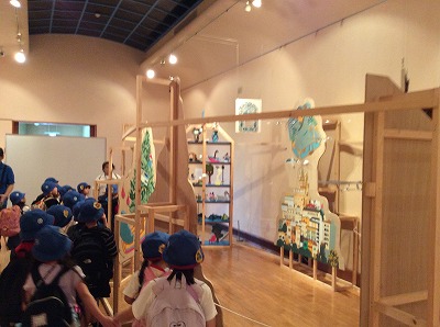 こども美術館の特別企画展の様子