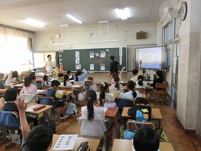 手が上がります