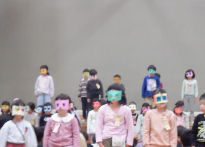 ６年生を送る会の様子１