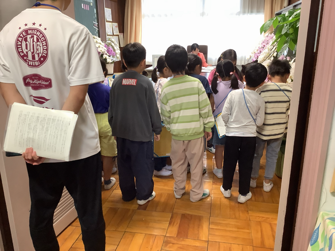 校長室の見学