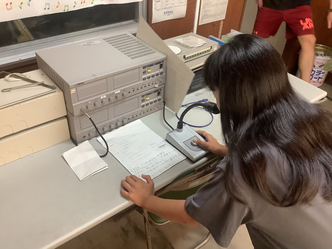 放送の様子