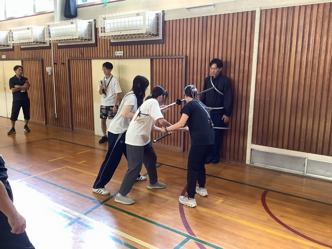 はじめてのさすまた訓練