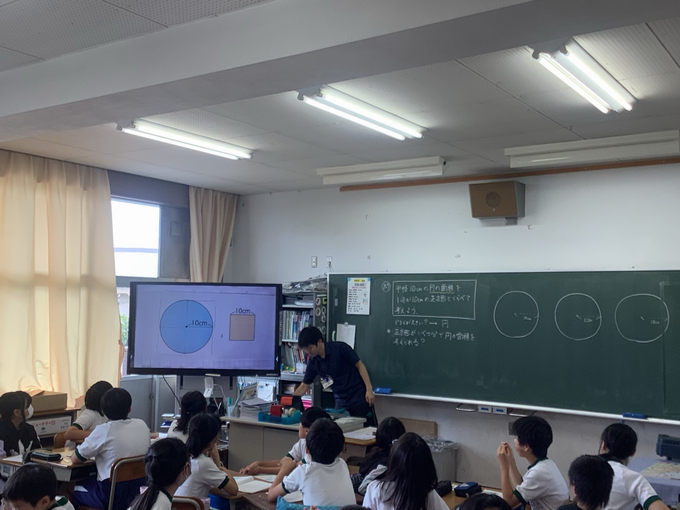 算数の学習の様子