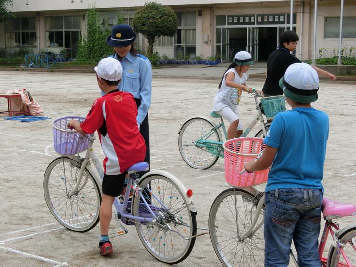 自転車の練習