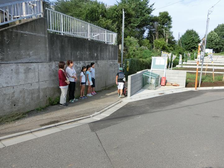 東門での挨拶運動