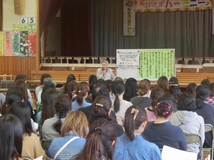 第８代校長大島先生による講演