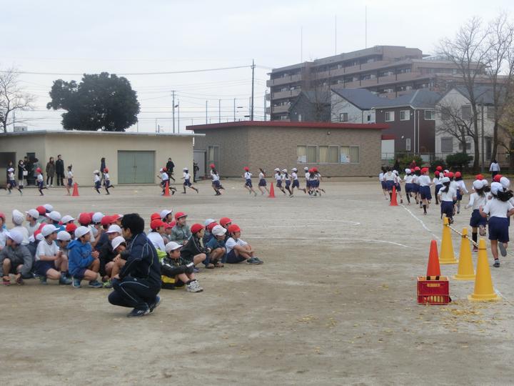 3年女子と走り終わった男子