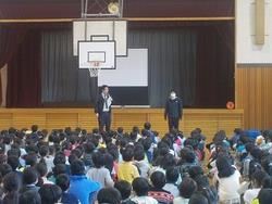 全校児童への講話