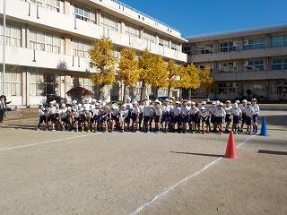 3年男子スタート前