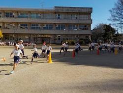 4年女子の力走