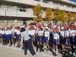 6年女子の気合い