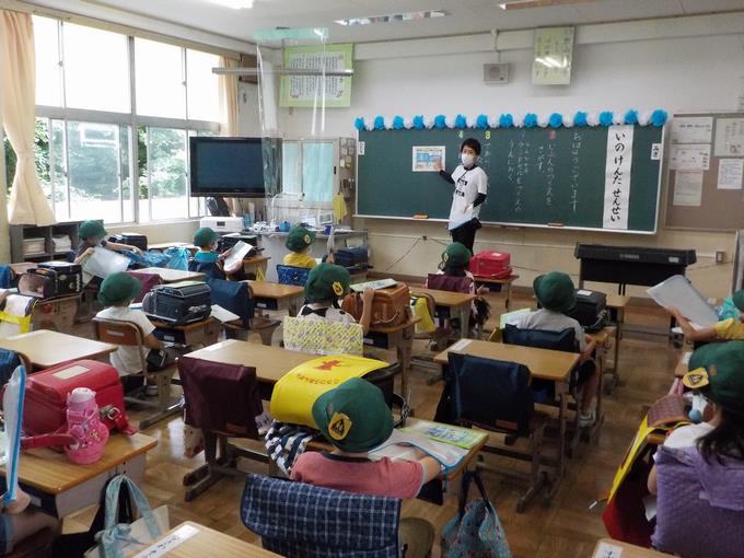 1年生登校