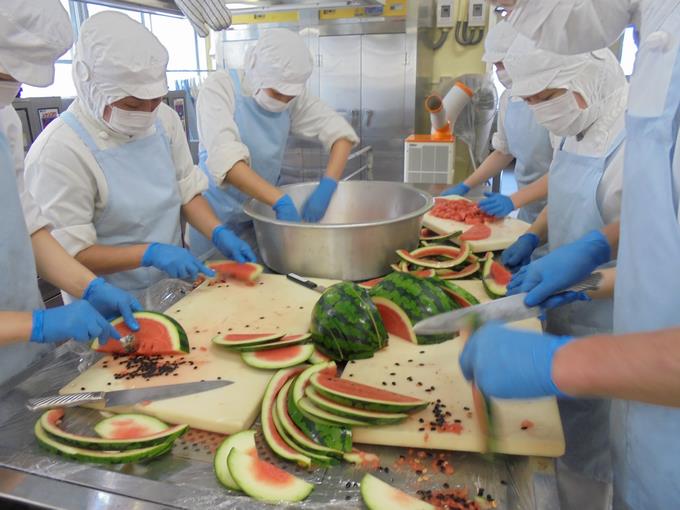 給食室の様子