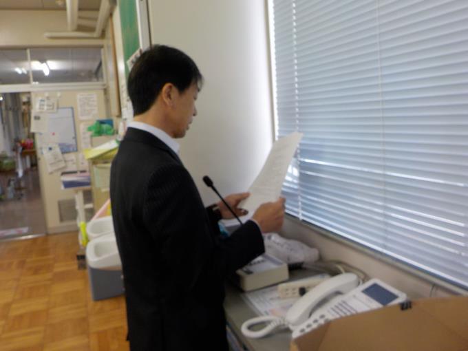 校長先生の話