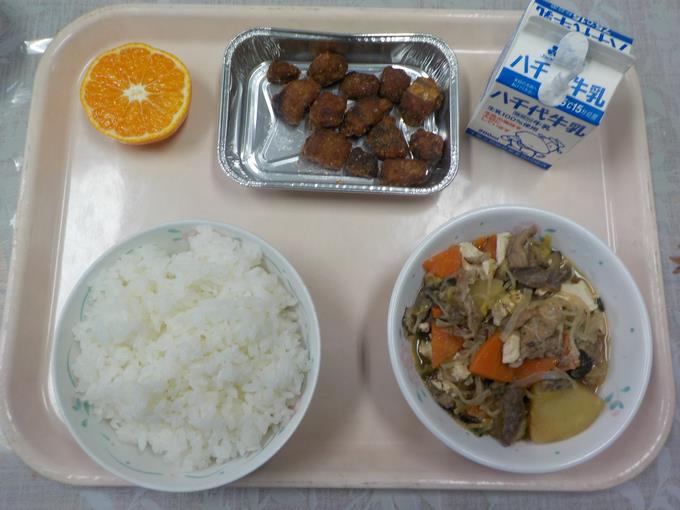 今日の給食
