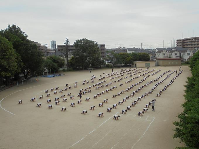 運動会の練習