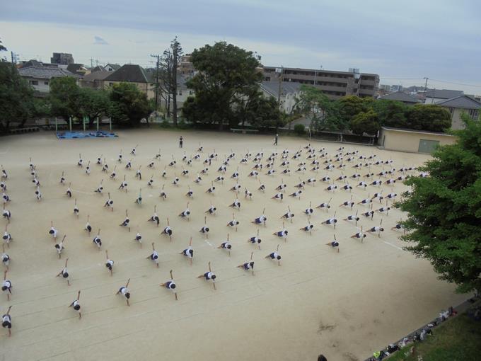 運動会の練習