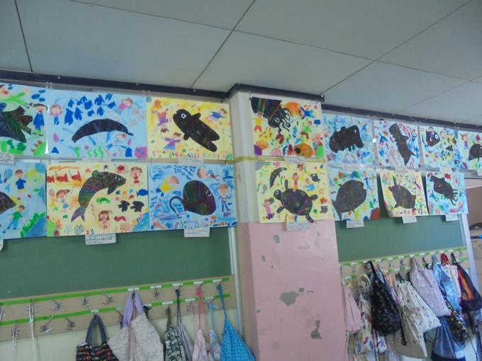 2年夢アート展「海のぼうけん」