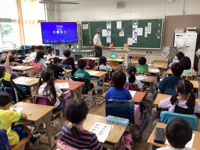 人権教室の様子
