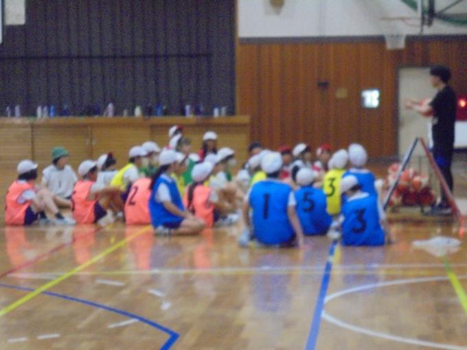 6年バスケの学習