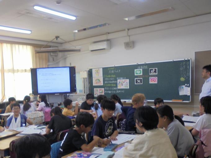 5年授業参観の様子