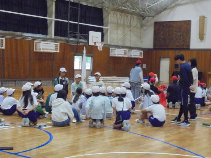 応援団練習(話し合い)