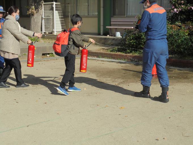 消火訓練の様子