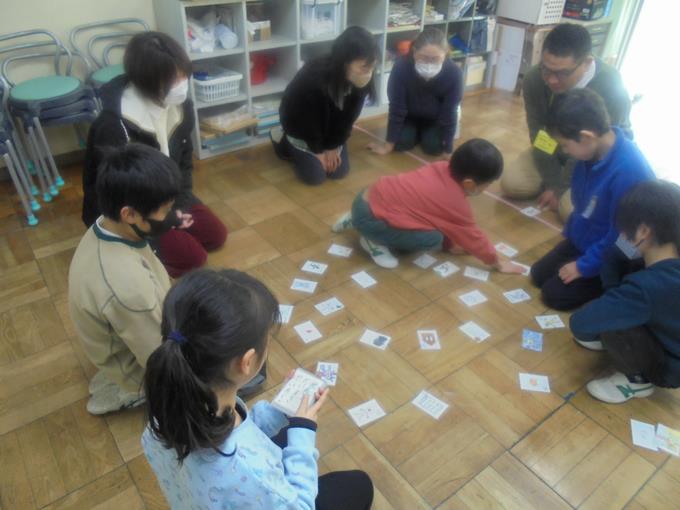 6組授業参観の様子