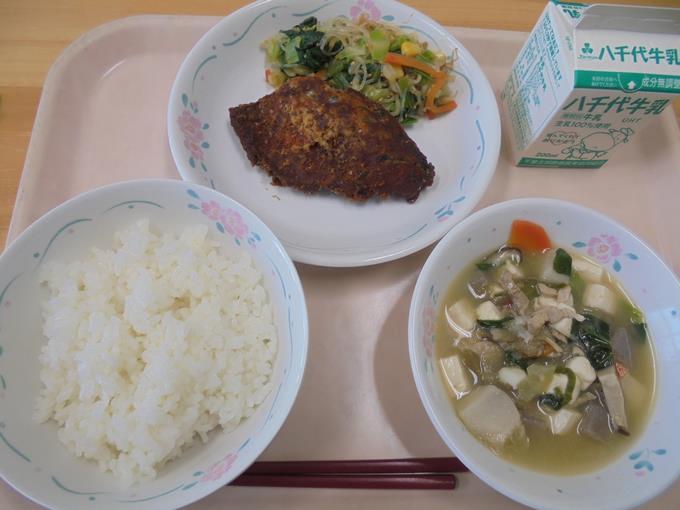 6年生考案「冬の鯖を食べよう献立」