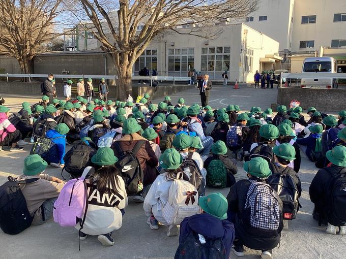 到着の会の様子