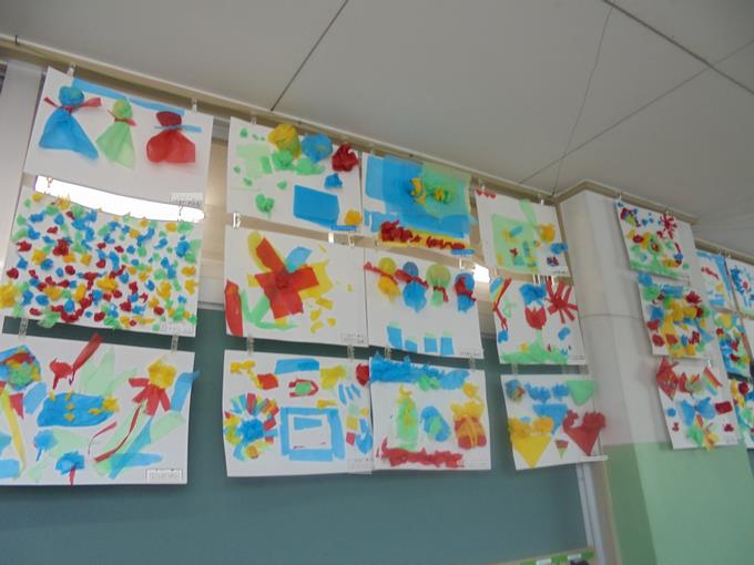 1年「くしゃくしゃだいへんしん」