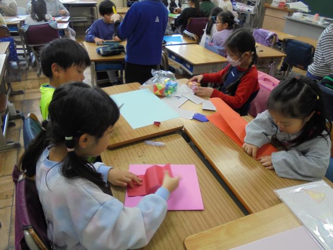 2年生　縁日の準備