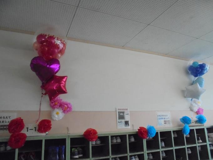 クラスカラーのバルーン！