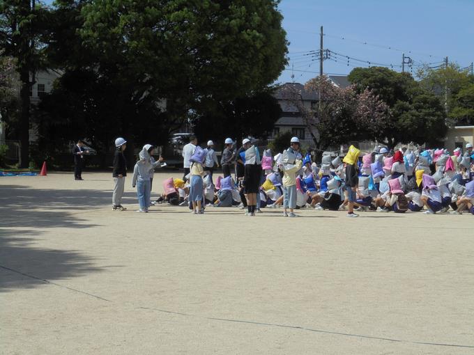 避難訓練の様子②