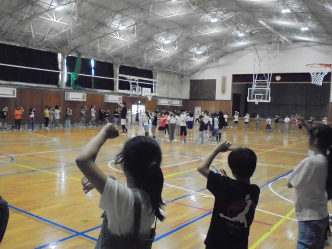 一宮宿泊学習ダンスの練習②