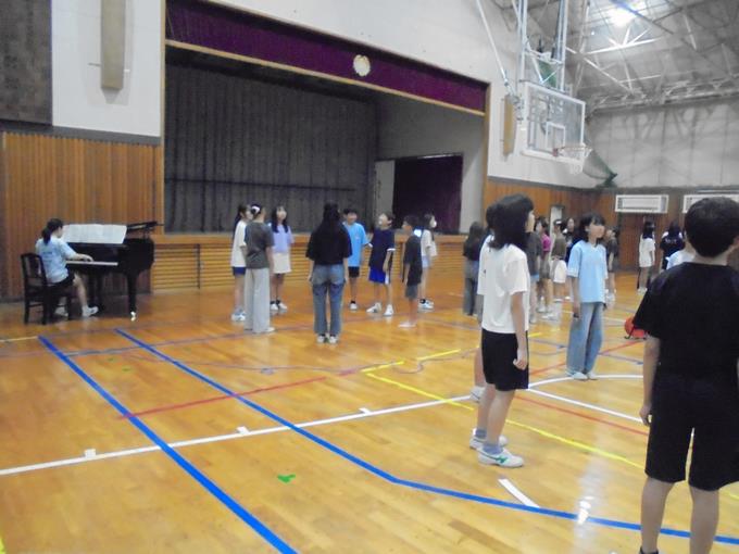 夏休み中の練習風景2